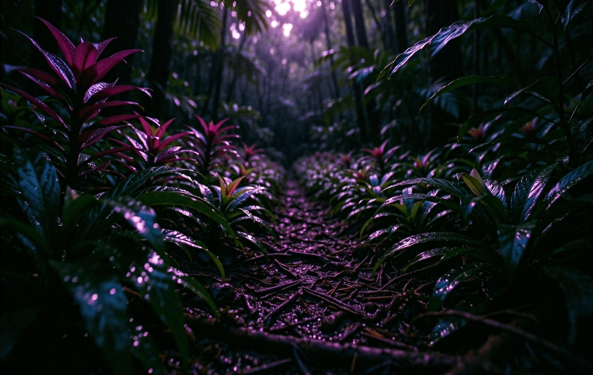 Nocturnal rainforest