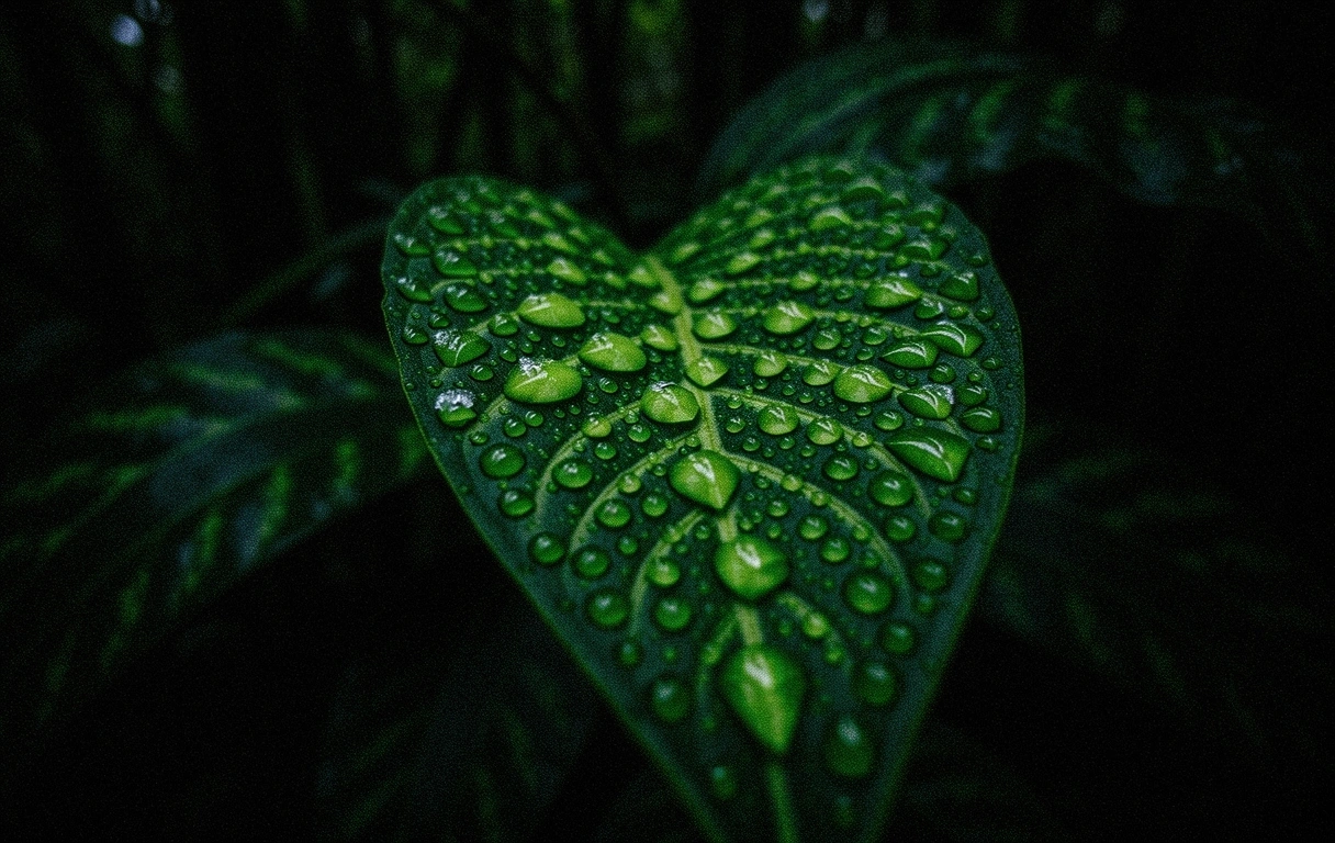 Piper Betle Leaf Macro